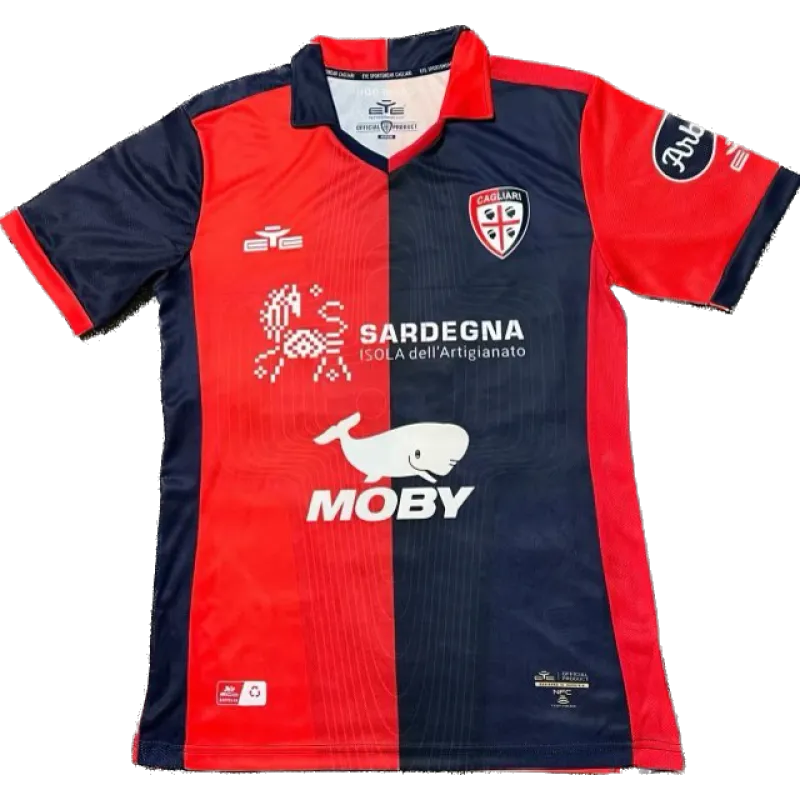 Serie A 23/24 Cagliari Calcio Home Soccer Jersey