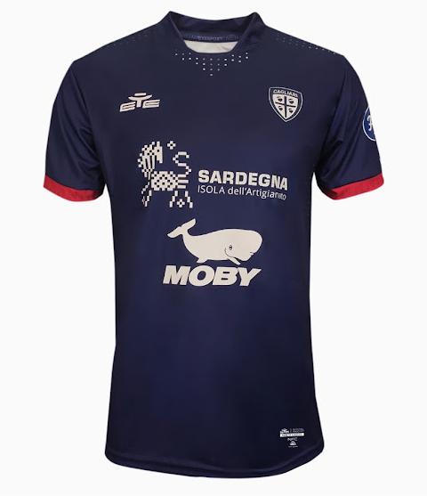 Serie A 23/24 Cagliari Calcio Second Away Soccer Jersey