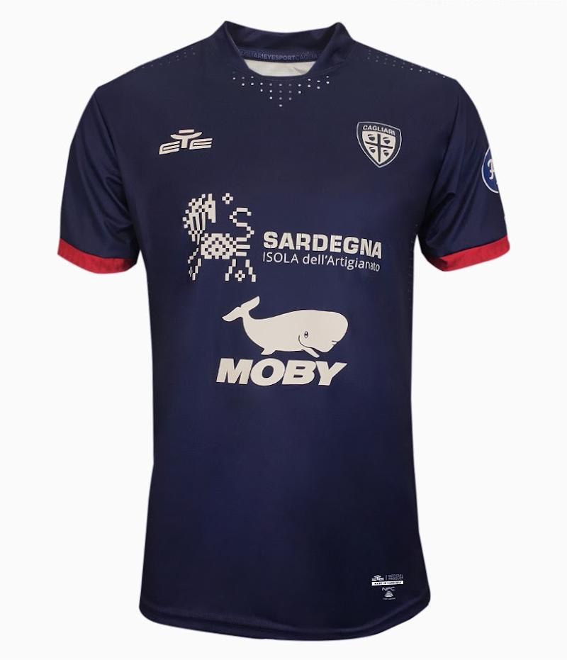 Serie A 23/24 Cagliari Calcio Second Away Soccer Jersey