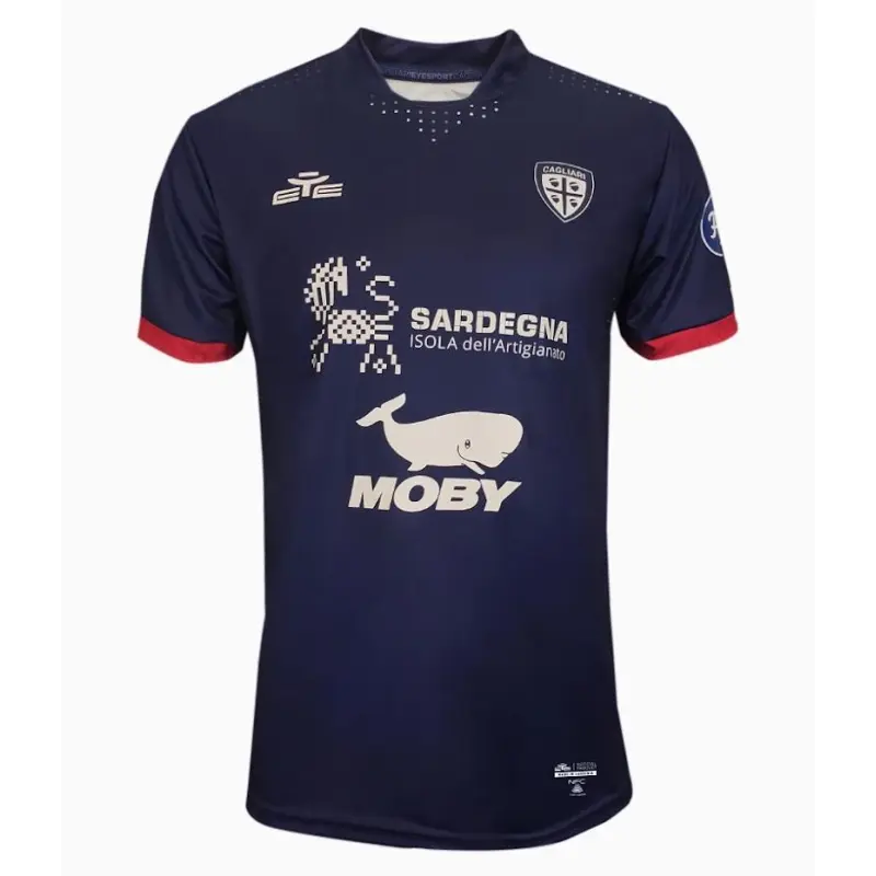 Serie A 23/24 Cagliari Calcio Second Away Soccer Jersey