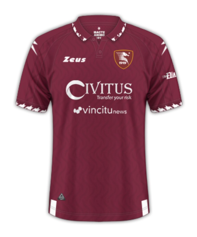 Serie A 23/24 US Salernitana 1919 Home Soccer Jersey