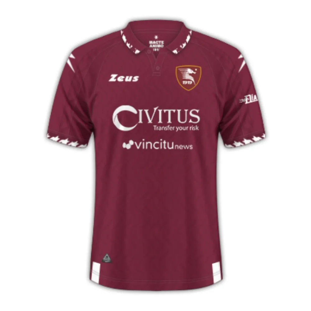 Serie A 23/24 US Salernitana 1919 Home Soccer Jersey