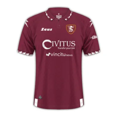 Serie A 23/24 US Salernitana 1919 Home Soccer Jersey 01