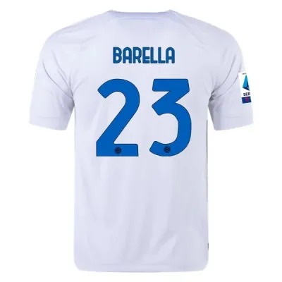 Serie A Men’s Replica Barella Inter Milan Away Jersey 23/24 01