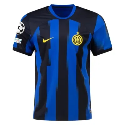 Serie A Men’s Replica Inter Milan Home Jersey 23/24 - UCL 01