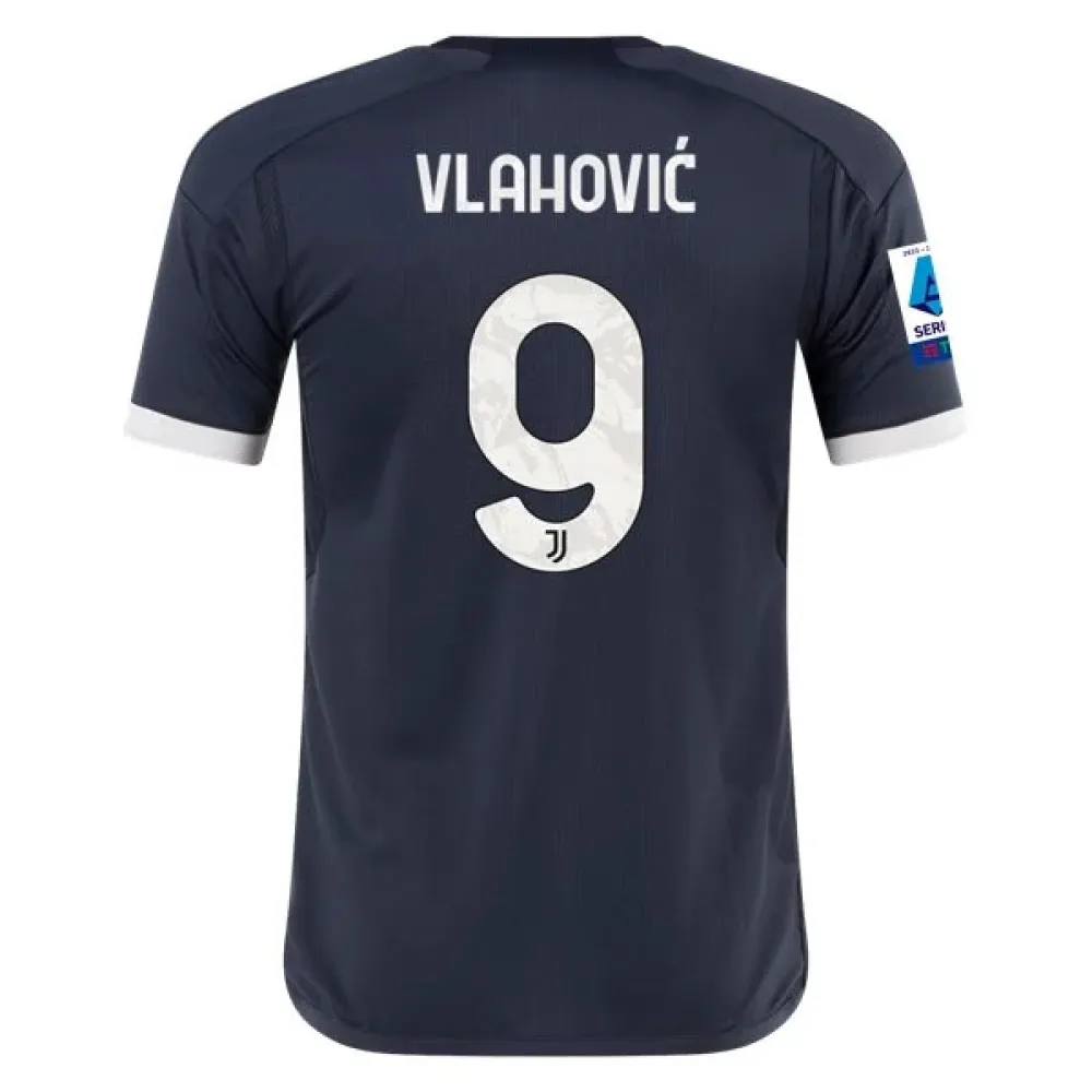 Serie A Men’s Replica Vlahovic Juventus Third Jersey 23/24
