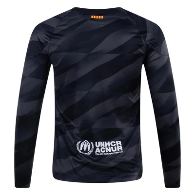 La Liga Barcelona Long Sleeve Goalkeeper Jersey 23/24 - Black 02