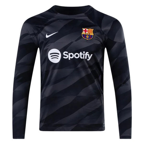 La Liga Barcelona Long Sleeve Goalkeeper Jersey 23/24 - Black