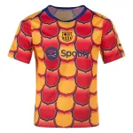 La Liga Barcelona Pre Match Training Jersey 23/24 GoldRed