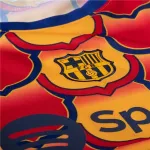 La Liga Barcelona Pre Match Training Jersey 23/24 GoldRed