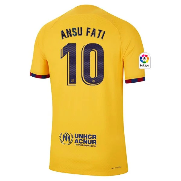 La Liga Men's Ansu Fati Barcelona Fourth Jersey 22/23