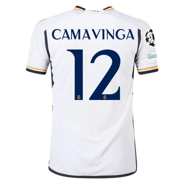 La Liga Men's Camavinga Real Madrid Home Jersey 23/24