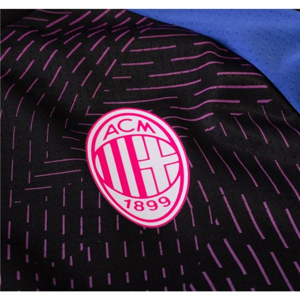 Serie A Men’s AC Milan Pre Match Training Jersey 23/24 Black