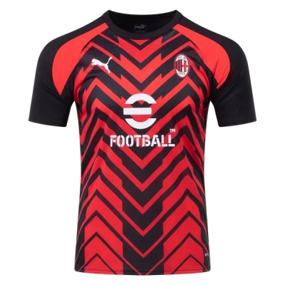 Serie A Men’s AC Milan Pre Match Training Jersey 23/24 Red 01