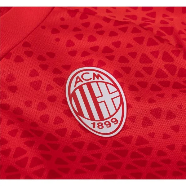 Serie A Men’s AC Milan Training Jersey 23/24 Red