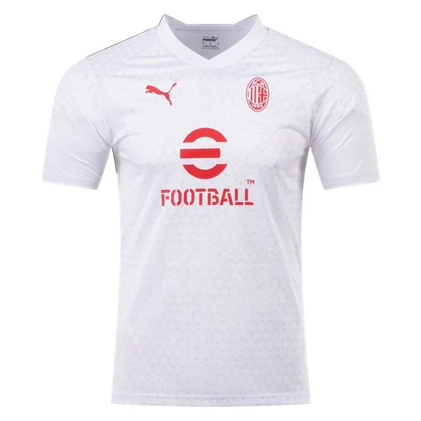 Serie A Men’s AC Milan Training Jersey 23/24 Silver