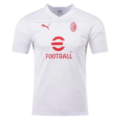 Serie A Men’s AC Milan Training Jersey 23/24 Silver 01