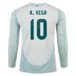 Alexis Vega Mexico 24/25 Long Sleeve Away Jersey