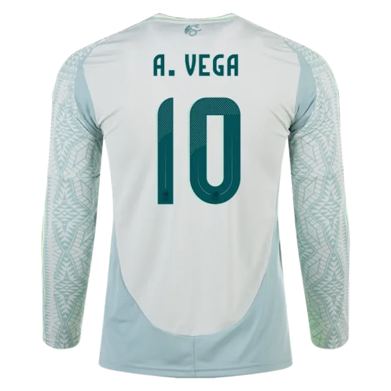 Alexis Vega Mexico 24/25 Long Sleeve Away Jersey