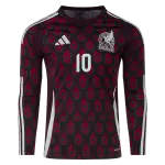 Alexis Vega Mexico 24/25 Long Sleeve Home Jersey