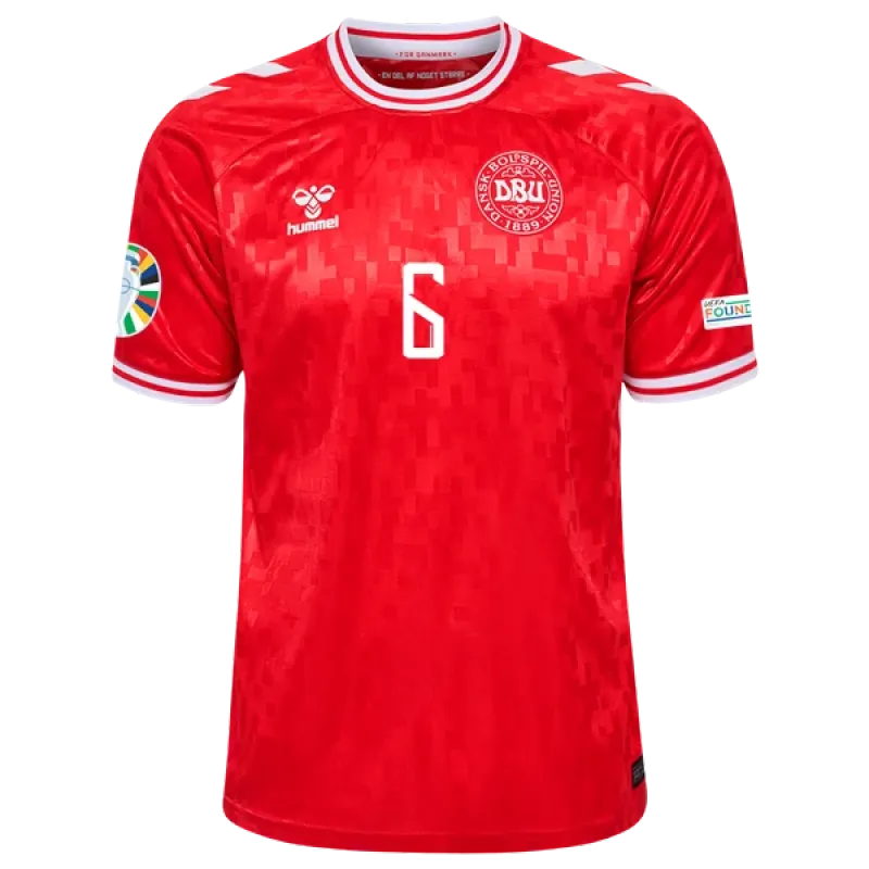 Andreas Christensen Denmark 24/25 Home Jersey