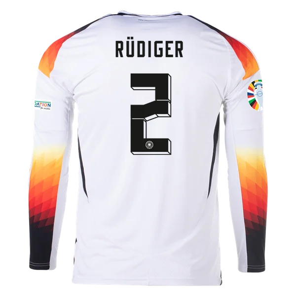 Antonio Rüdiger Germany 24/25 Long Sleeve Home Jersey