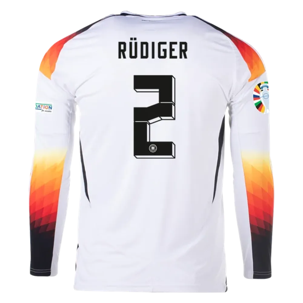 Antonio Rüdiger Germany 24/25 Long Sleeve Home Jersey