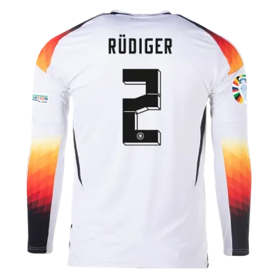 Antonio Rüdiger Germany 24/25 Long Sleeve Home Jersey 01