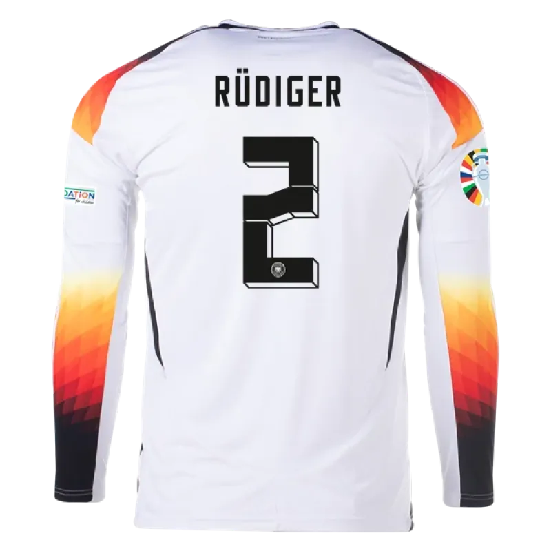 Antonio Rüdiger Germany 24/25 Long Sleeve Home Jersey