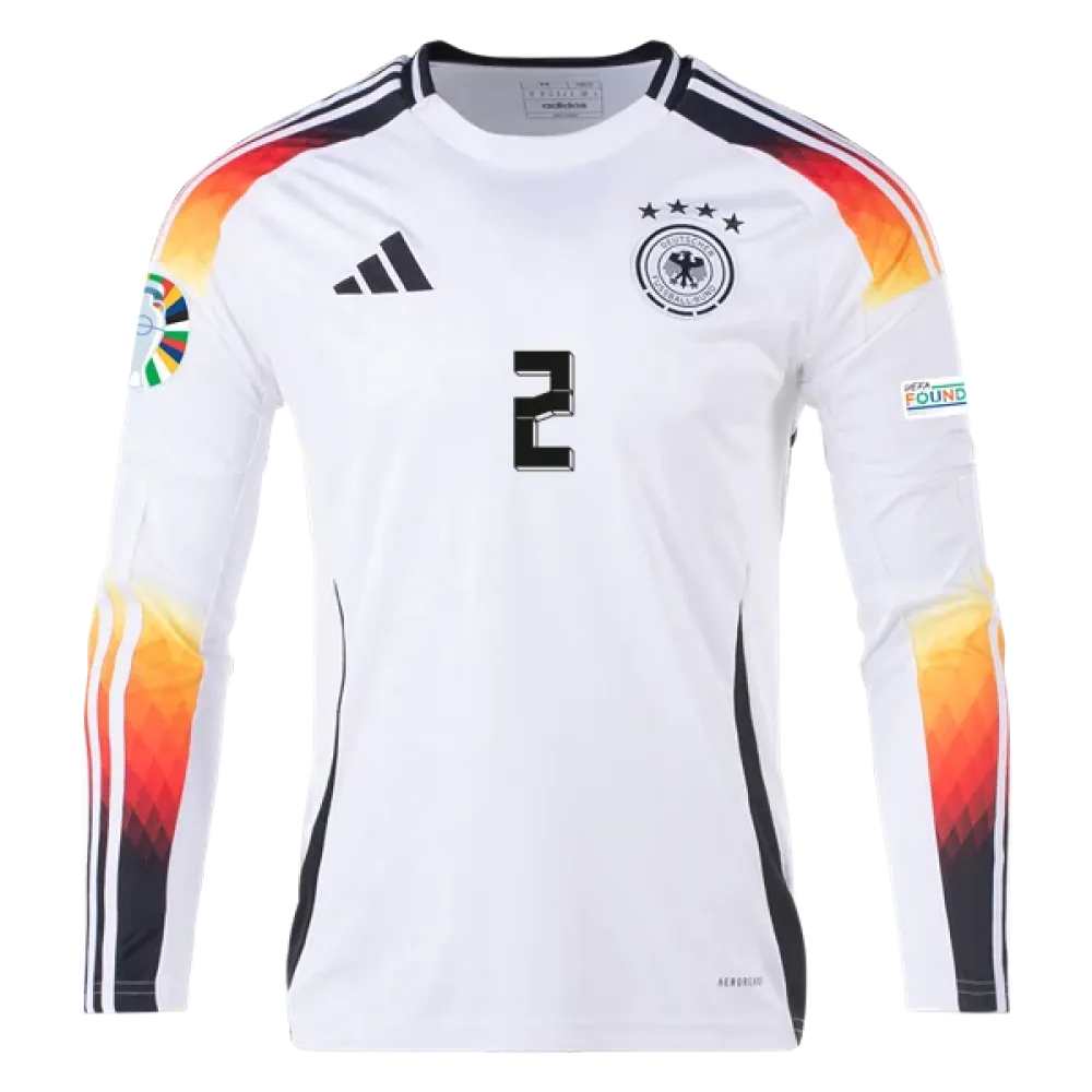 Antonio Rüdiger Germany 24/25 Long Sleeve Home Jersey