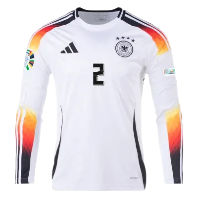 Antonio Rüdiger Germany 24/25 Long Sleeve Home Jersey 02