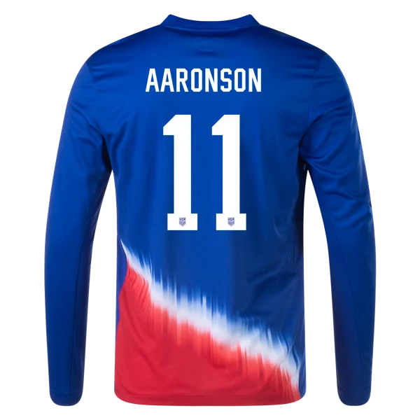 Brenden Aaronson USMNT 24/25 Long Sleeve Away Jersey