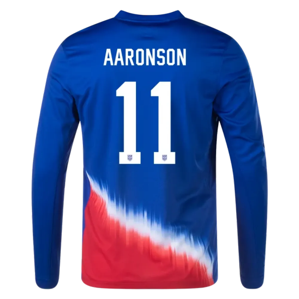 Brenden Aaronson USMNT 24/25 Long Sleeve Away Jersey