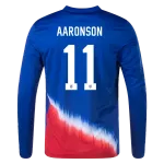 Brenden Aaronson USMNT 24/25 Long Sleeve Away Jersey