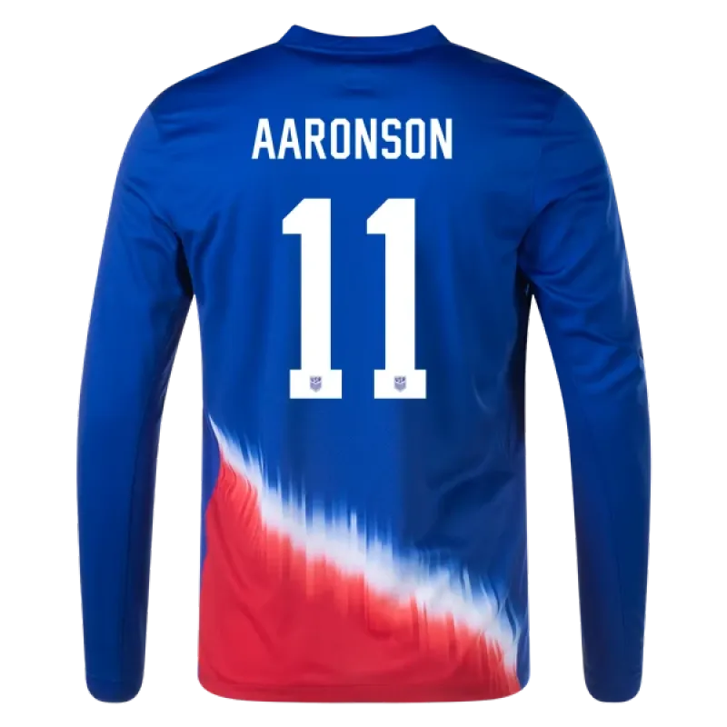 Brenden Aaronson USMNT 24/25 Long Sleeve Away Jersey