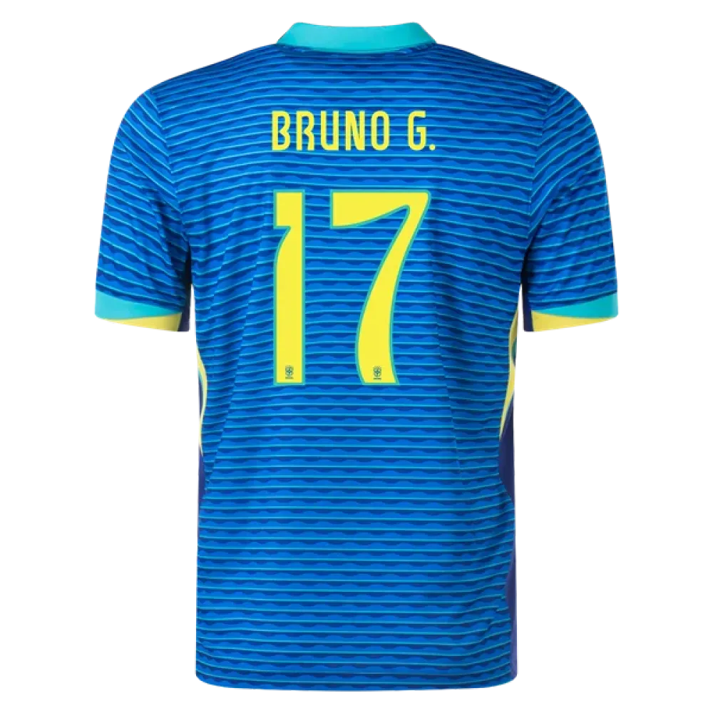 Bruno Guimarães Brazil 24/25 Away Jersey