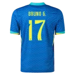 Bruno Guimarães Brazil 24/25 Away Jersey