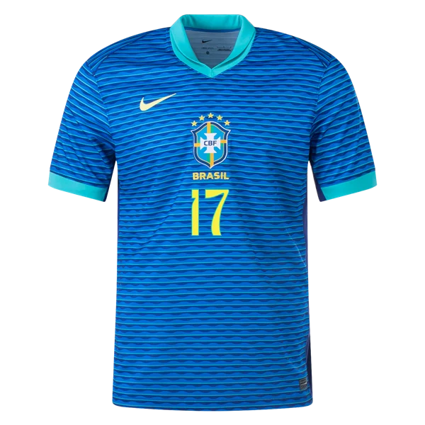 Bruno Guimarães Brazil 24/25 Away Jersey