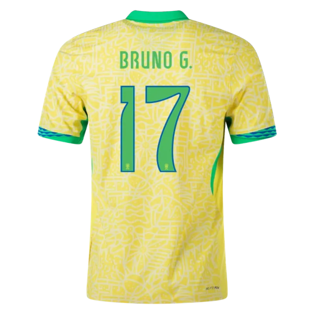 Bruno Guimarães Brazil 24/25 Home Jersey