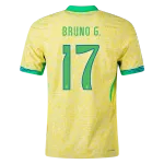 Bruno Guimarães Brazil 24/25 Home Jersey