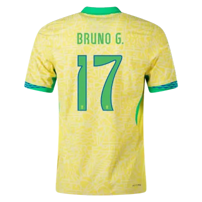 Bruno Guimarães Brazil 24/25 Home Jersey 01