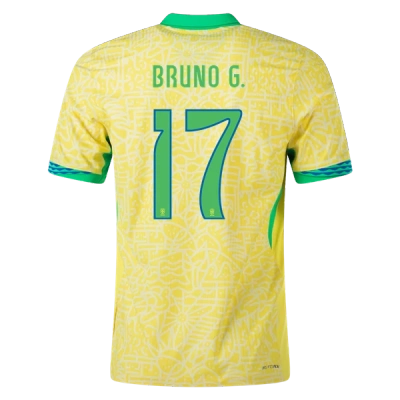 Bruno Guimarães Brazil 24/25 Home Jersey 01