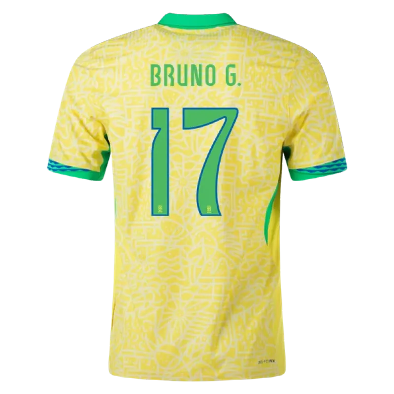 Bruno Guimarães Brazil 24/25 Home Jersey