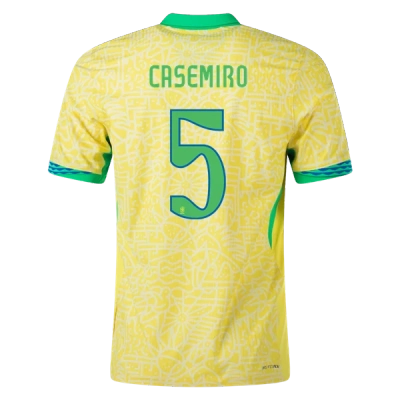 Casemiro Brazil 24/25 Home Jersey 01