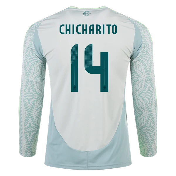 Chicharito Mexico 24/25 Long Sleeve Away Jersey
