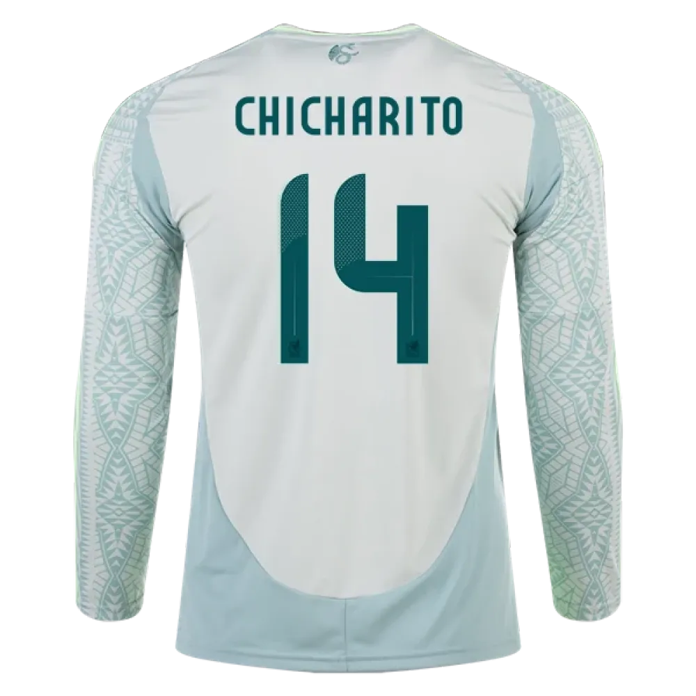 Chicharito Mexico 24/25 Long Sleeve Away Jersey