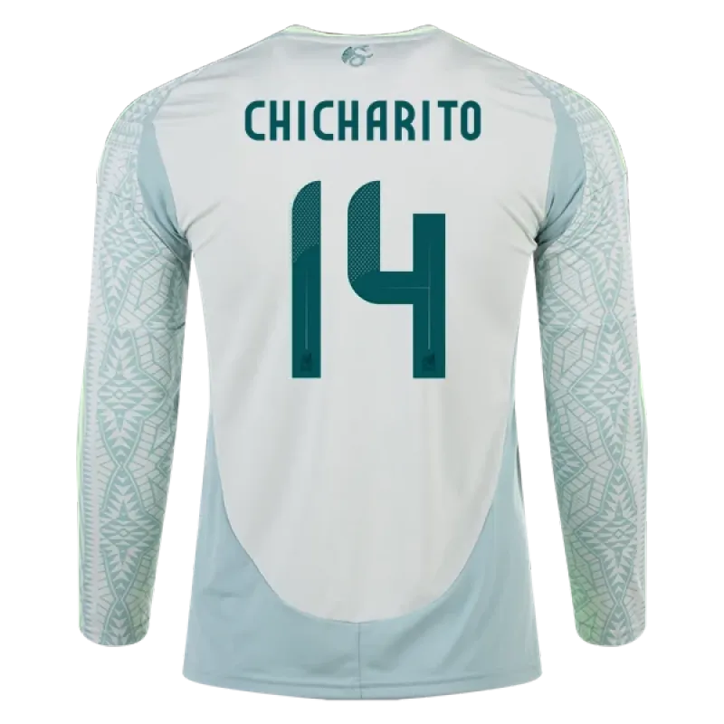 Chicharito Mexico 24/25 Long Sleeve Away Jersey