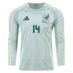 Chicharito Mexico 24/25 Long Sleeve Away Jersey