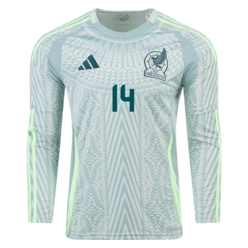 Chicharito Mexico 24/25 Long Sleeve Away Jersey