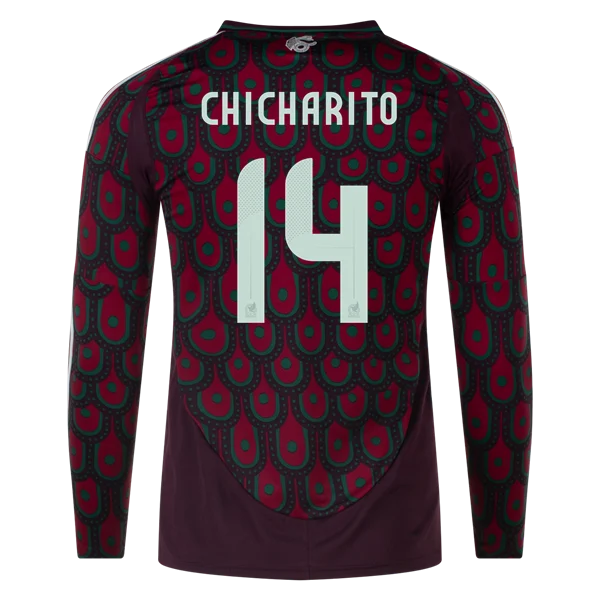 Chicharito Mexico 24/25 Long Sleeve Home Jersey